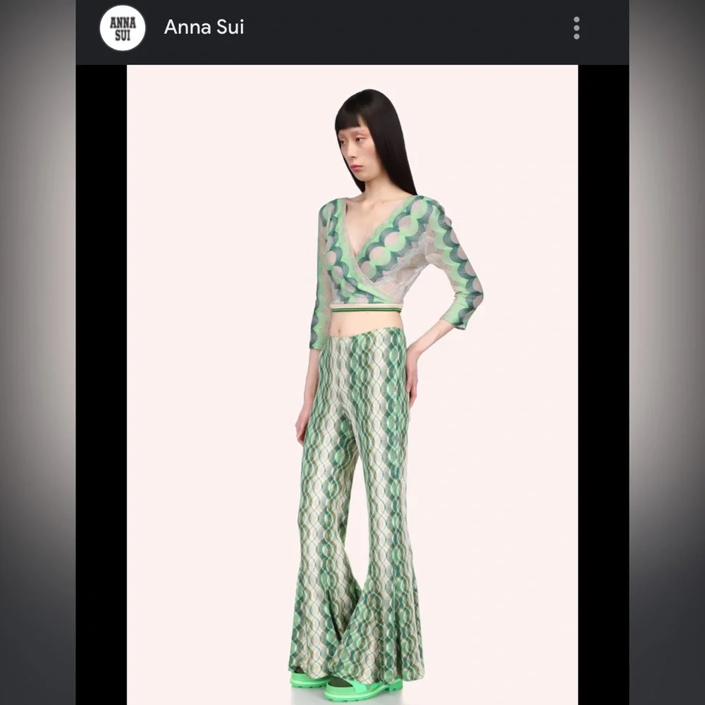 Anna Sui Wave Rider Knit Wrap - Picture 5 of 10